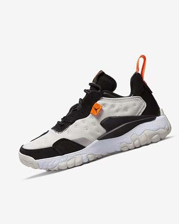 Black / White / Orange Women's Nike Jordan Delta 2 Basketball Shoes | UK2565