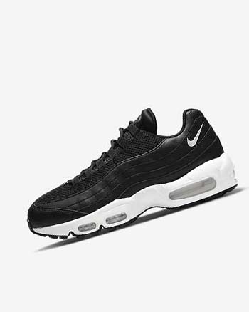 Black / White Women's Nike Air Max 95 Casual Shoes | UK2231