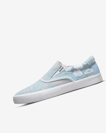 Blue / Blue / White / Blue Women's Nike SB Zoom Verona Slip x Rayssa Leal Skate Shoes | UK3054