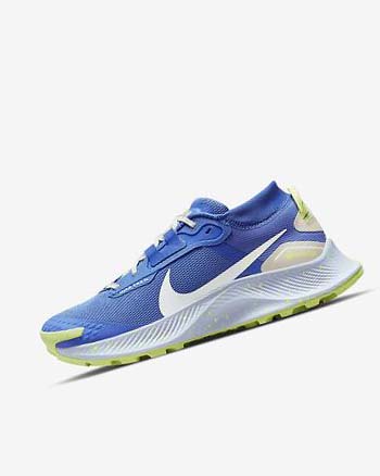 Blue / Brown / Grey Women's Nike Pegasus Trail 3 GORE-TEX Waterproof Trail Running Shoes | UK2788