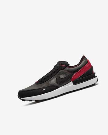 Blue Grey / Red / Black Girls' Nike Waffle One Sneakers | UK2297