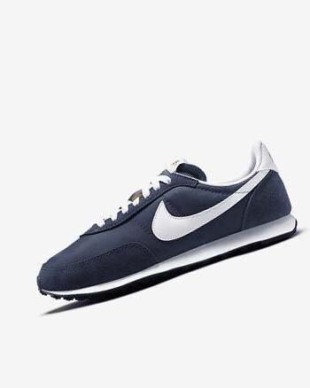 Blue / Navy / White Men's Nike Waffle Trainer 2 Casual Shoes | UK2756