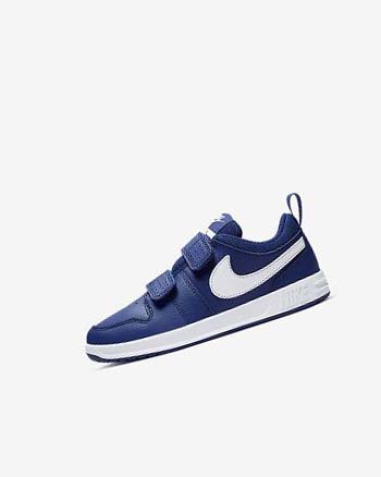 Deep Royal Blue / White Boys' Nike Pico 5 Shoes | UK2841