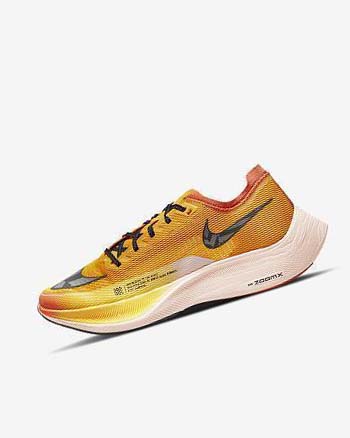 Gold / Orange / Black Men's Nike ZoomX Vaporfly NEXT% 2 Ekiden Running Shoes | UK2873