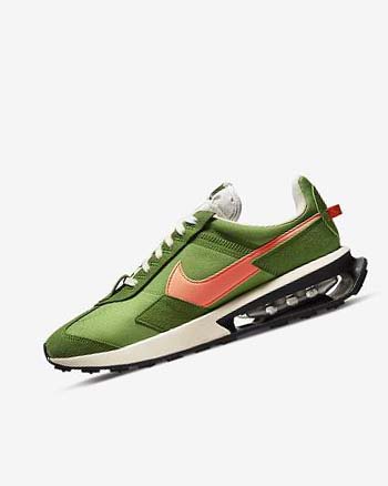 Green / Orange Men's Nike Air Max Pre-Day LX Sneakers | UK4681