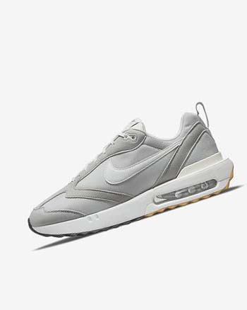 Grey / Black / Light Brown / White Men's Nike Air Max Dawn Sneakers | UK5245