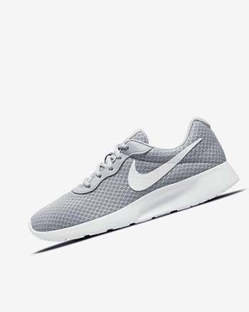 Grey / Black / White Women's Nike Tanjun Sneakers | UK2501