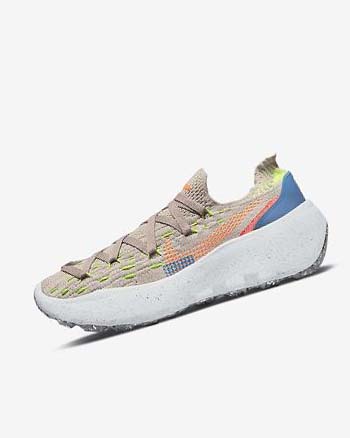 Grey / Blue / Light Red / Orange Women's Nike Space Hippie 04 Sneakers | UK2592