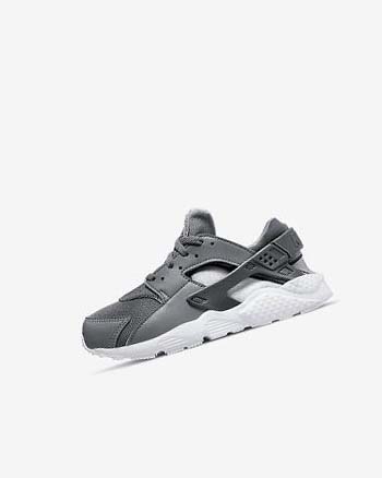 Grey / Grey / White / Grey Boys' Nike Huarache Run Shoes | UK5401