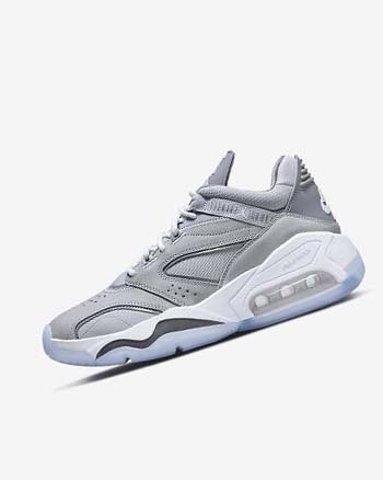 Grey / Grey / White Men's Nike Jordan Point Lane Basketball Shoes | UK2255