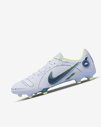 Grey / Light Blue / Blue / Blue Men's Nike Mercurial Vapor 14 Academy MG Football Boots | UK4661