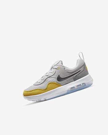 Grey / Light Grey / Black Girls' Nike Air Max Motif Shoes | UK2212