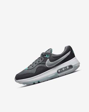 Grey / Turquoise / Dark Grey / Black Boys' Nike Air Max Motif Shoes | UK5394