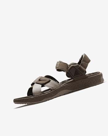 Khaki / Black Men's Nike ACG Air Deschutz + Sandals | UK3176