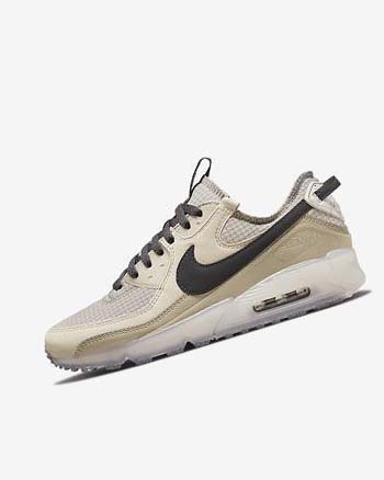 Khaki / Dark Grey Men's Nike Air Max Terrascape 90 Sneakers | UK2516