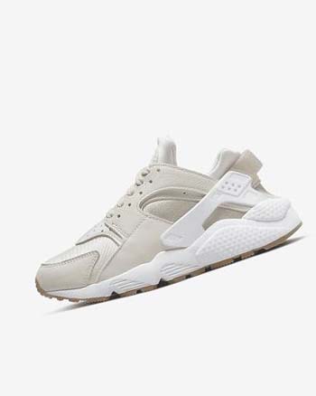 Khaki / Light Brown / White Women's Nike Air Huarache Sneakers | UK5597