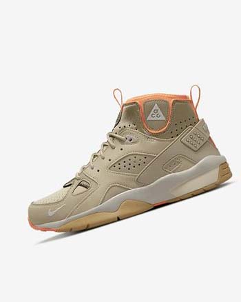 Khaki / Silver Men's Nike ACG Air Mowabb Sneakers | UK5200