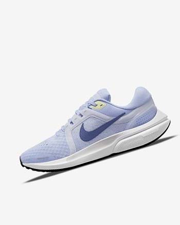 Light Blue / Grey / White / Navy Women's Nike Air Zoom Vomero 16 Running Shoes | UK2305