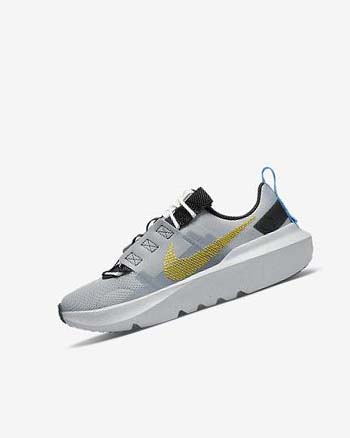 Light Grey / Blue / White Girls' Nike Crater Impact Sneakers | UK2331