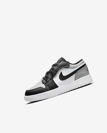 Light Grey / White / Black Boys' Nike Jordan 1 Low Alt Shoes | UK4917