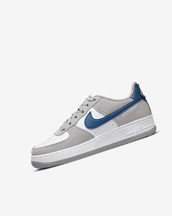 Light Grey / White / Light Grey Girls' Nike Air Force 1 LV8 Sneakers | UK3058