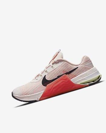 Light Pink / Light Green / Purple Women's Nike Metcon 7 Training Shoes | UK2424