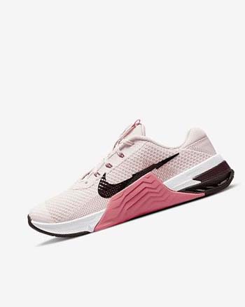 Light Pink / Pink / Metal Women's Nike Metcon 7 Training Shoes | UK2739