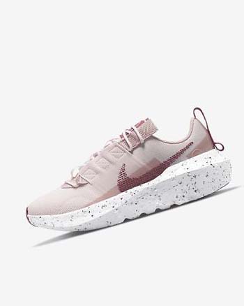 Light Pink / Pink / White / Burgundy Women's Nike Crater Impact Sneakers | UK4943