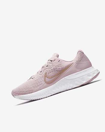 Light Purple / White / Metal Red Brown Women's Nike Renew Run 2 Running Shoes | UK2772