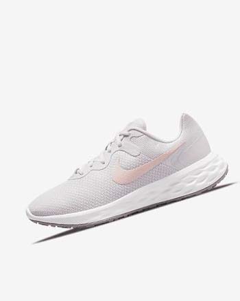 Light Purple / White Women's Nike Revolution 6 Next Nature Running Shoes | UK3172