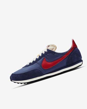 Navy / Red Men's Nike Waffle Trainer 2 SP Casual Shoes | UK1167