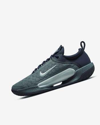 Obsidian / Mint Men's Nike Court Zoom NXT Tennis Shoes | UK4876