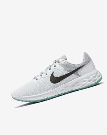 Olive / Pink / Grey Women's Nike Revolution 6 Next Nature Running Shoes | UK2450