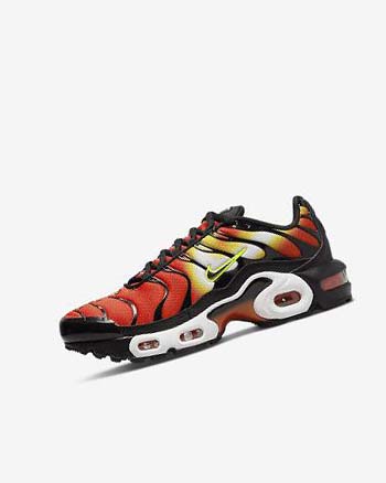 Orange / Gold / Black Girls' Nike Air Max Plus Sneakers | UK4863