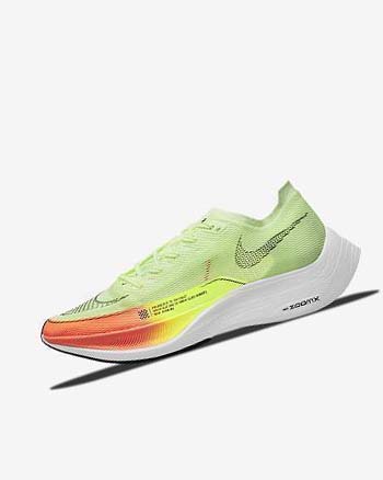 Orange / Green Men's Nike ZoomX Vaporfly Next% 2 Running Shoes | UK5070