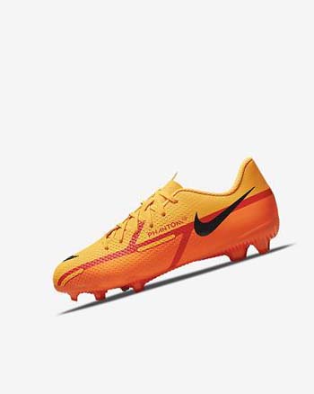 Orange / Orange / Light Red / Black Girls' Nike Jr. Phantom GT2 Academy MG Football Boots | UK4521