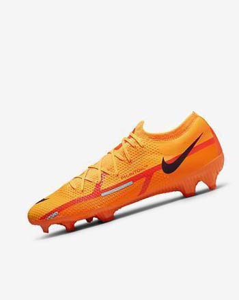 Orange / Orange / Light Red / Black Men's Nike Phantom GT2 Pro FG Football Boots | UK2281