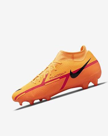 Orange / Orange / Light Red / Black Women's Nike Phantom GT2 Academy Dynamic Fit MG Football Boots | UK2534