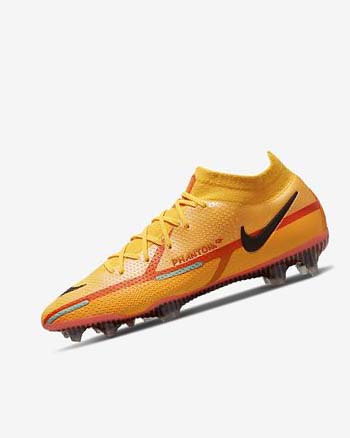 Orange / Orange / Light Red / Black Women's Nike Phantom GT2 Dynamic Fit Elite FG Football Boots | UK4547