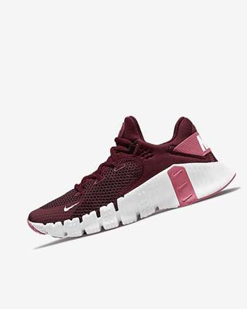 Pink / Black / White Women's Nike Free Metcon 4 Training Shoes | UK2215