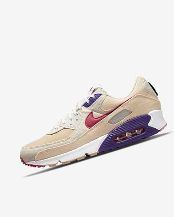 Pink Men's Nike Air Max 90 Casual Shoes | UK2702