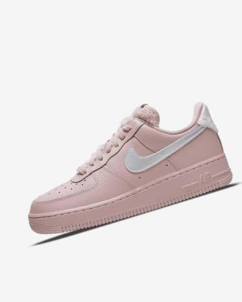 Pink / Metal Silver Women's Nike Air Force 1 '07 Sneakers | UK3236