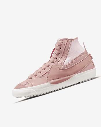 Pink / Pink / Rose Women's Nike Blazer Mid '77 Jumbo Sneakers | UK2996