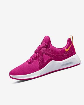 Pink / White / Deep Yellow Women's Nike Air Max Bella TR 5 Training Shoes | UK4968