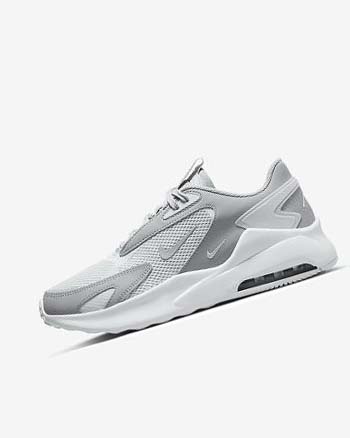 Platinum / White / Metal Silver / Grey Men's Nike Air Max Bolt Sneakers | UK2445