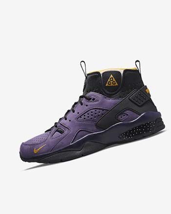 Purple / Blue / Black / Gold Men's Nike ACG Air Mowabb Sneakers | UK2948