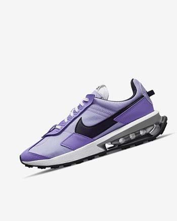 Purple / Purple / Metal Silver / Black Women's Nike Air Max Pre-Day Sneakers | UK2234