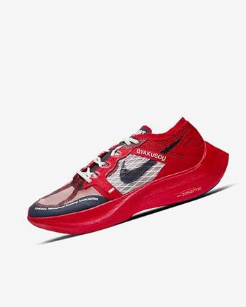 Red / Blue Women's Nike ZoomX Vaporfly Next% x Gyakusou Running Shoes | UK1166