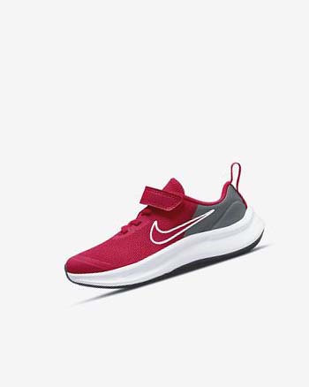 Red / Grey / Red Boys' Nike Star Runner 3 Running Shoes | UK1127