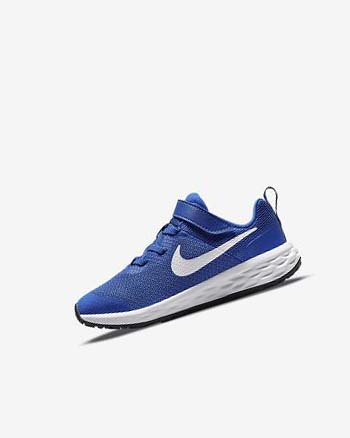 Royal / Black / White Boys' Nike Revolution 6 Running Shoes | UK4714